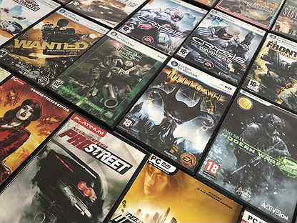 Коллекция DVD компьютерных игр (46 дисков)
