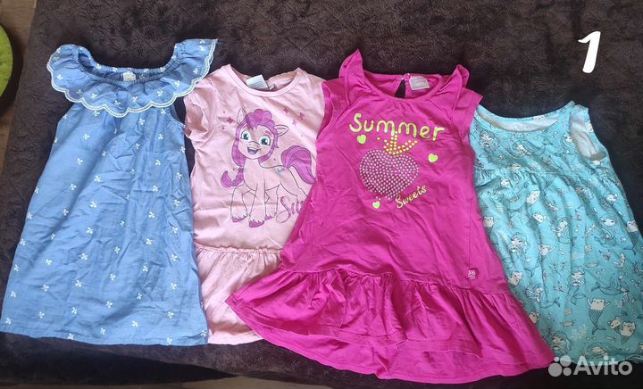 Одежда пакетом на девочку 104-110 (до роста 116см)