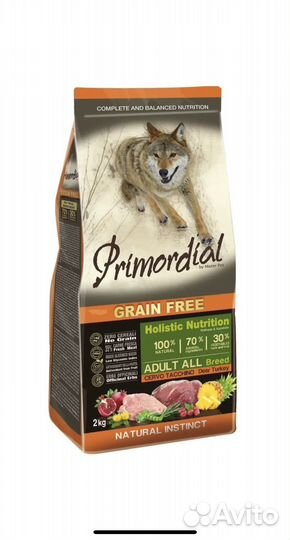 Сухой корм для собак Primordial