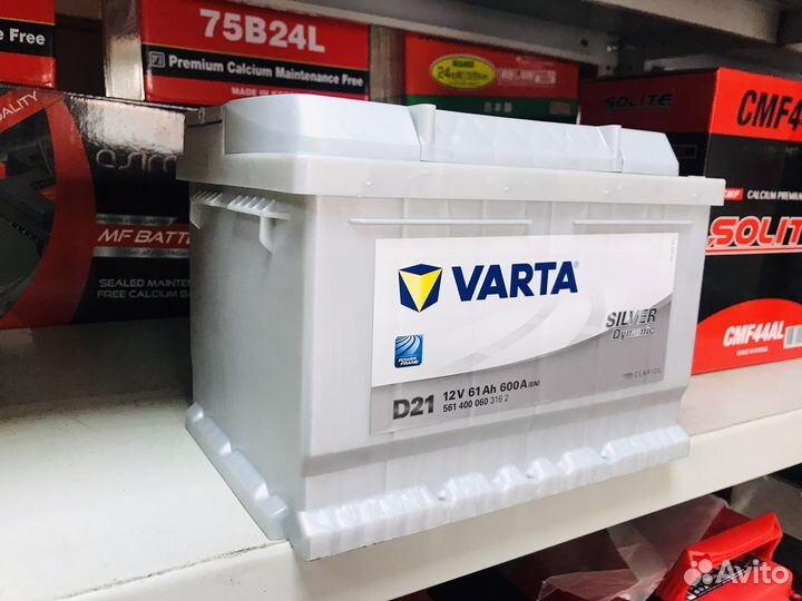 Аккумулятор Varta Silver 61 ah 600A