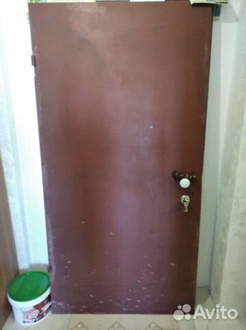 Дверь входная металлическая от застройщика