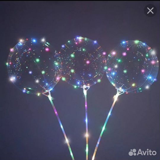 Шары бобо LED светящиеся