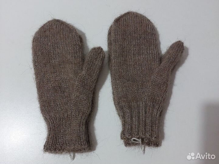 Варежки козий пух