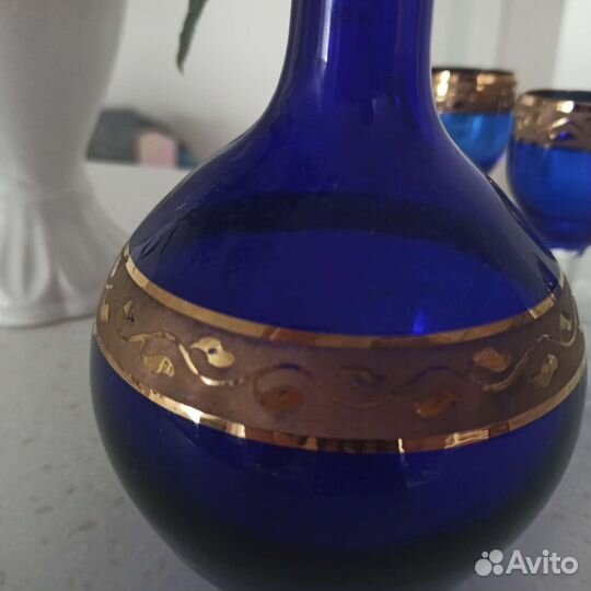 Графин со стаканами для наливки или настойки СССР