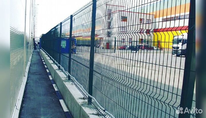 Забор сетка 3д