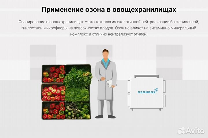 Система Озонирования для Овощехранилищ Air-60