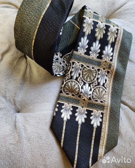 Галстук шелковый винтаж