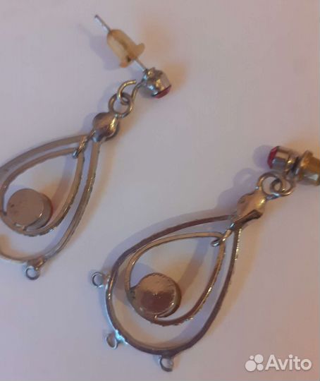 Серьги из мельхиора СССР