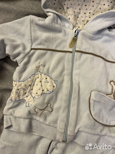 Костюм утеплённый на мальчика 74-80