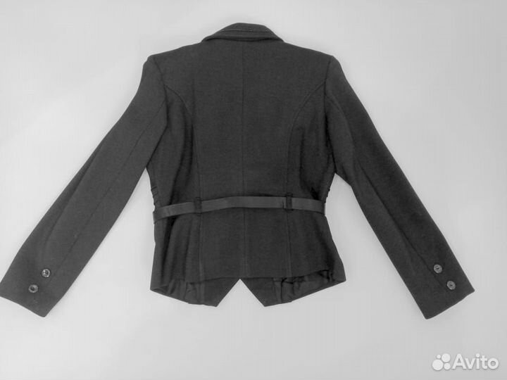 Пиджак т.серый школьный р.116-120
