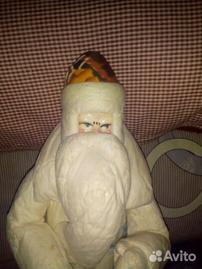 Дед мороз ватный СССР