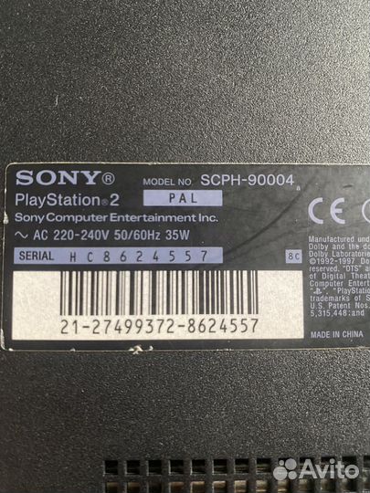 Sony PS2 чипованая