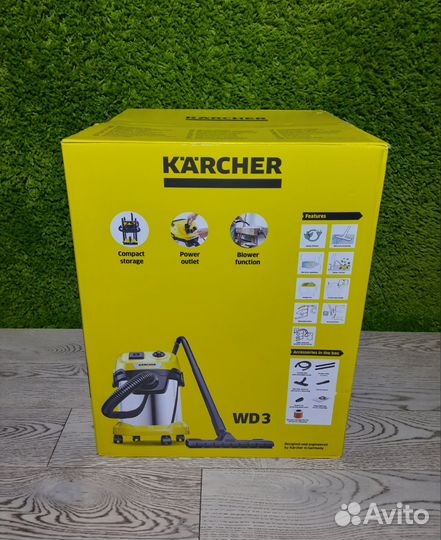 Строительный пылесос Karcher WD 3