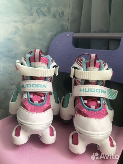 Роликовые коньки детские раздвижные 26-29 hudora