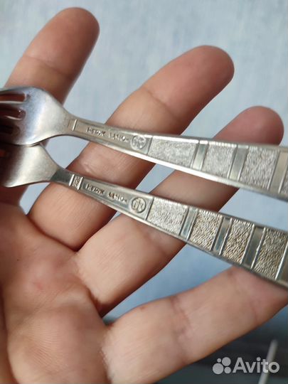 Советские детские вилочки с Петушком