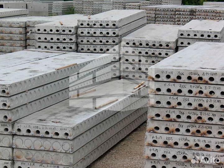 Плиты перекрытия пустотные пб 65-6-8 жби на заказ