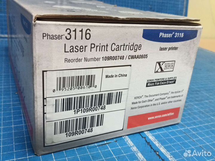 Картридж xerox phaser 3116