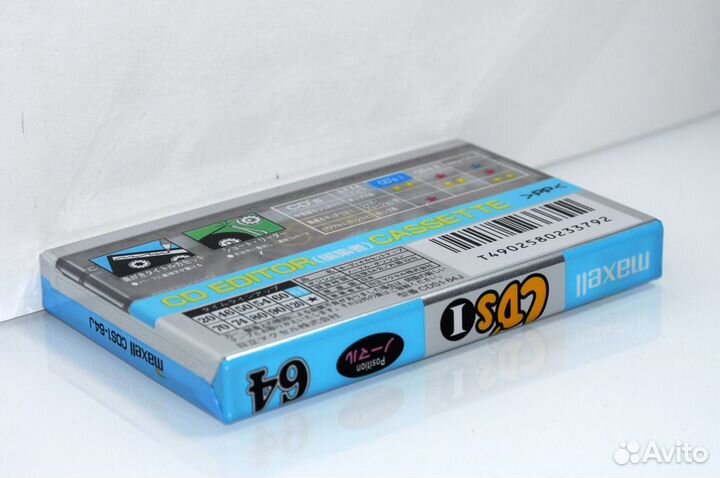 Аудиокассета maxell CD’s I 64 japan market (6904)
