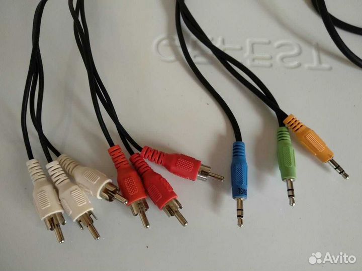 Аудио кабель jack 3,5 штекер - 6RCA