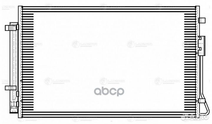 Радиатор кондиционера Kia Sorento III 14- 2.4i