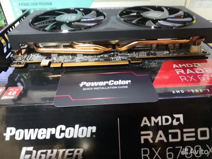 Видеокарта AMD radeon PowerColor RX 6700 XT 12GB