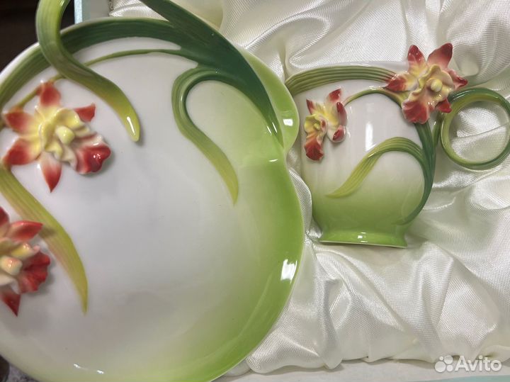 Чайная пара butterfly фарфор