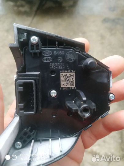 Штатное кнопка kia rio 4