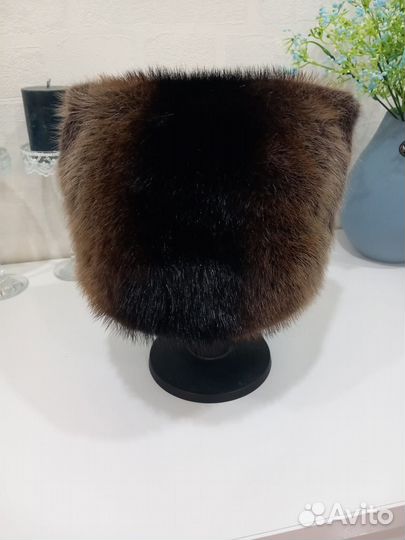 Шапка норковая женская
