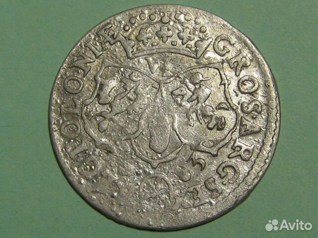 Монеты 6 грошей Польша Серебро Оригинал