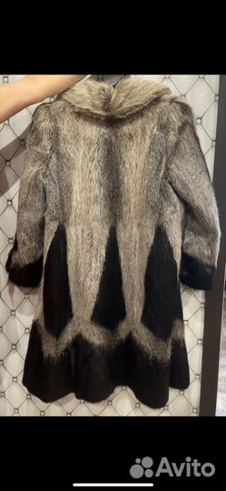 Шуба из нутрии 54