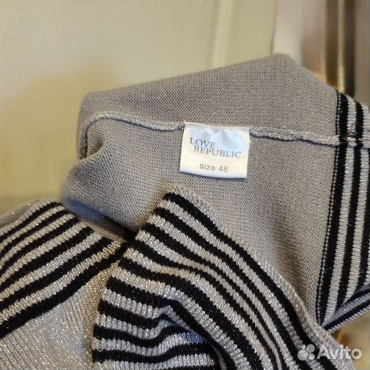 Платье love republic c люрексом на 44разм