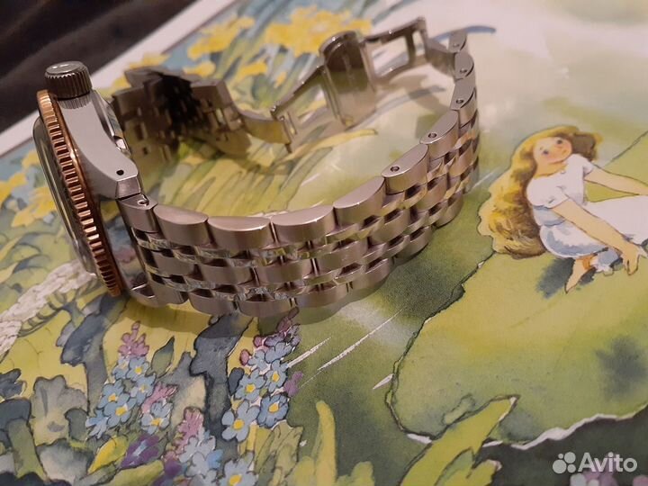 Литой б/у браслет 20 мм для часов, мат.-гл