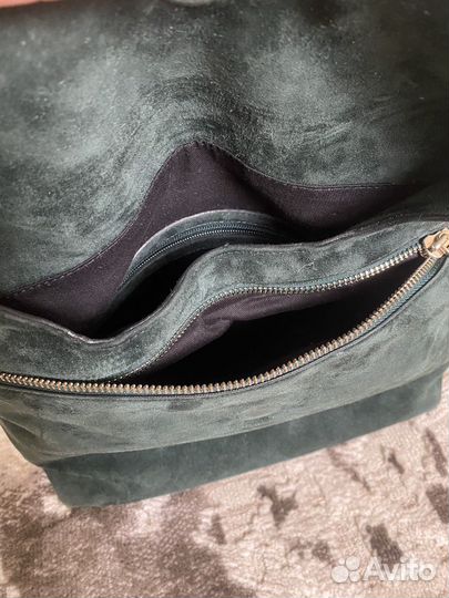 Сумка женская натуральная замша