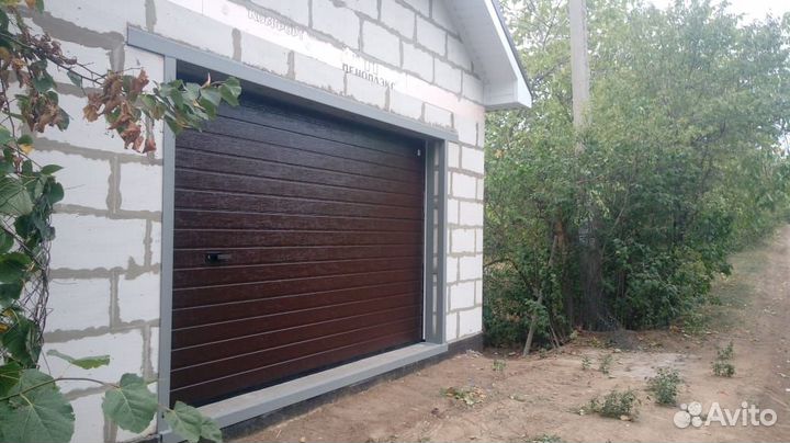 Секционные Подъемные ворота Тренд с установкой