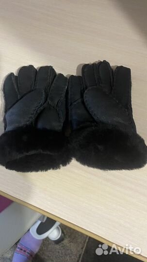 Перчатки детские (мех, нубук)