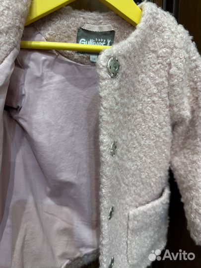 Пальто фирмы Gulliver baby размер 92