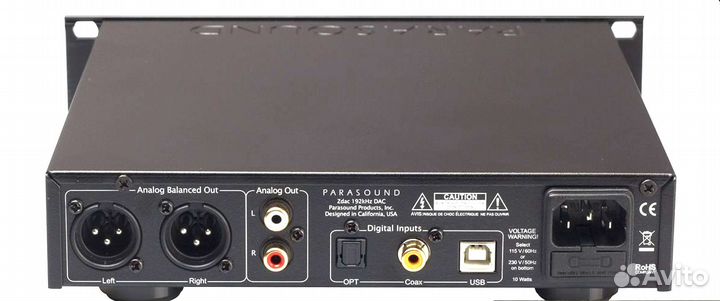 Балансный цап Parasound Zdac