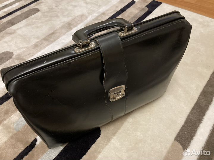 Мужской кожаный портфель СССР