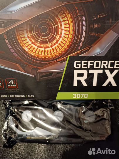 RTX 3070 gigabyte, на гарантии