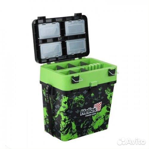 Ящик рыболовный зимний helios shark (19Л)