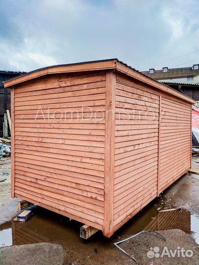 Бытовка деревянная утепленная с электрикой