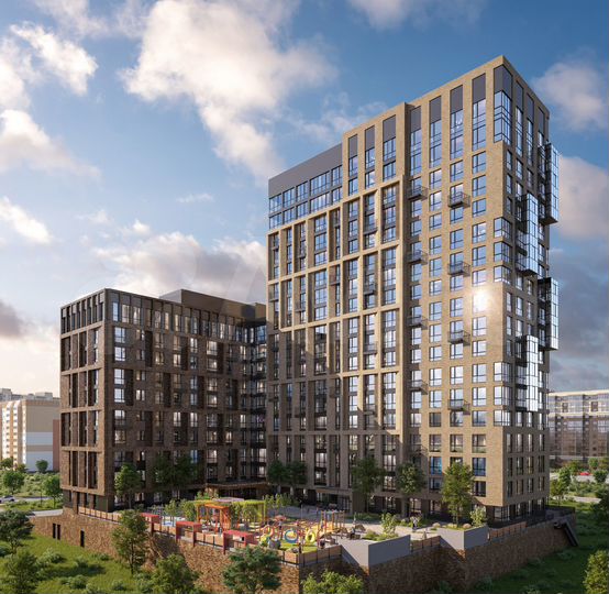 2-к. квартира, 77,8 м², 5/19 эт.