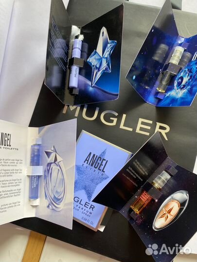 Оригинальные пробники Mugler Alien и Angel