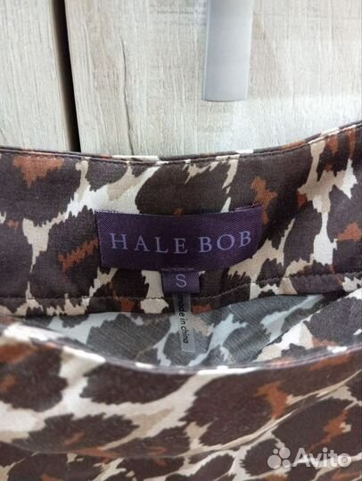 Леопардовая юбка шелк