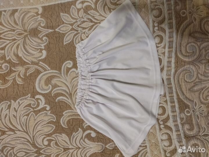 Купальник для хореографии белый рост 128 р. 32