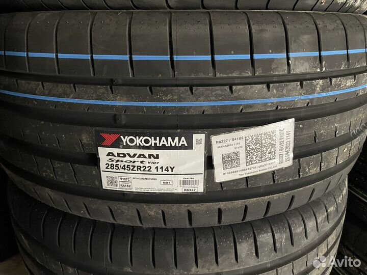 Yokohama Advan Sport V107 285/45 R22 и 325/40 R22 114Y