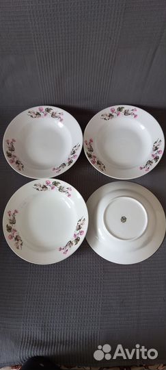 Тарелки глубокие тарелки 5 видов по 4шт винтажссср