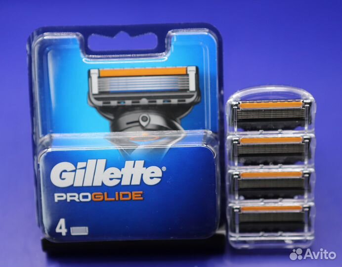 Gillette fusion5 proglide (4 кассеты)