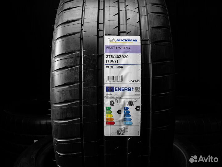 Michelin Pilot Sport 4 S 315/35 R20 и 275/40 R20 109Y