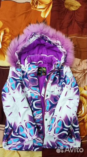 Зимний костюм для девочки 98